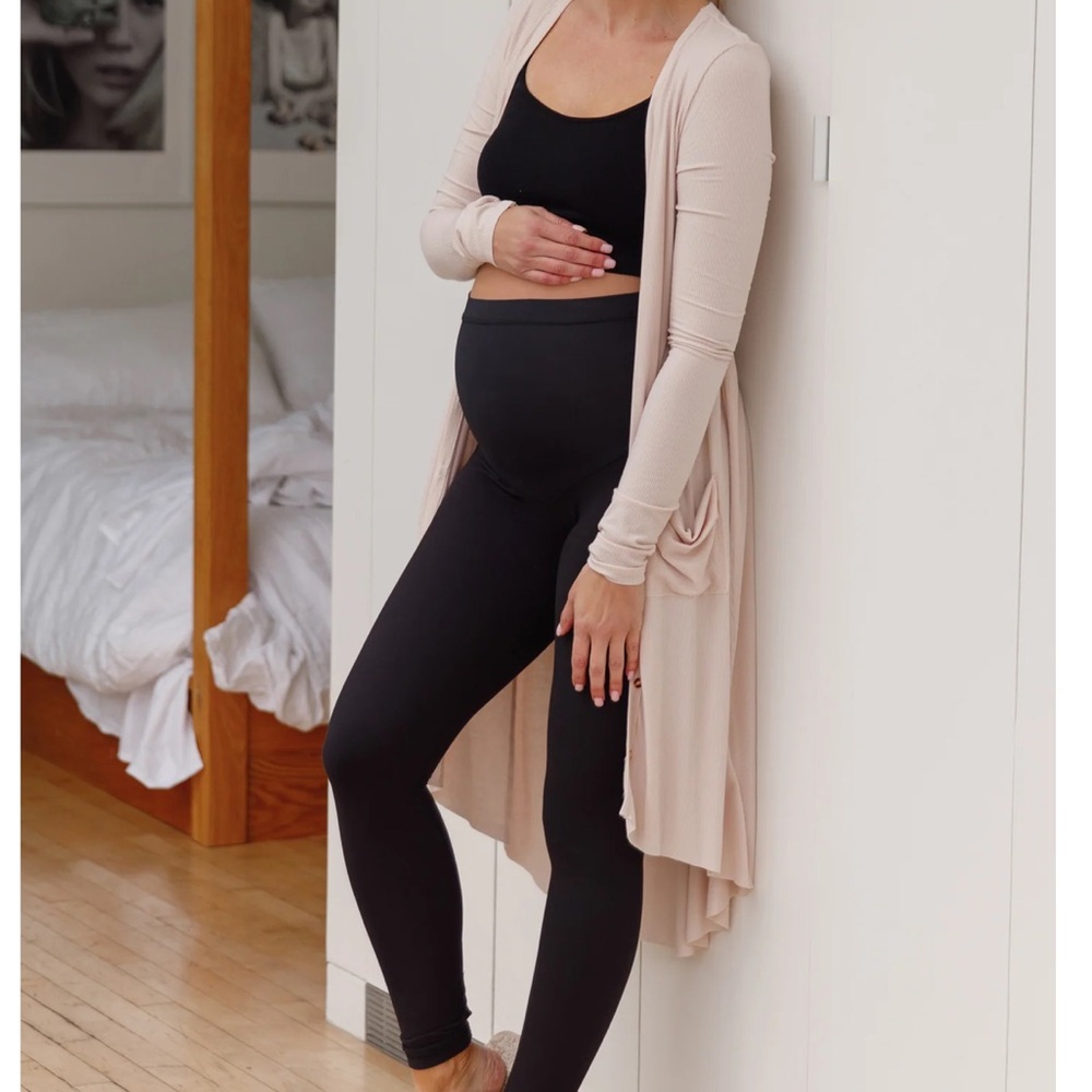 Women's Black Maternity Leggings